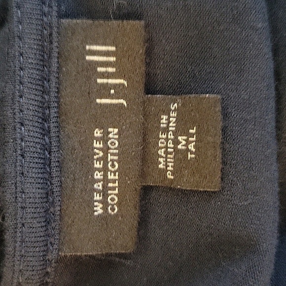 J. Jill Navy Blue Wearever Collection Open Front Cardigan Size Medium TALL - Picture 2 of 8